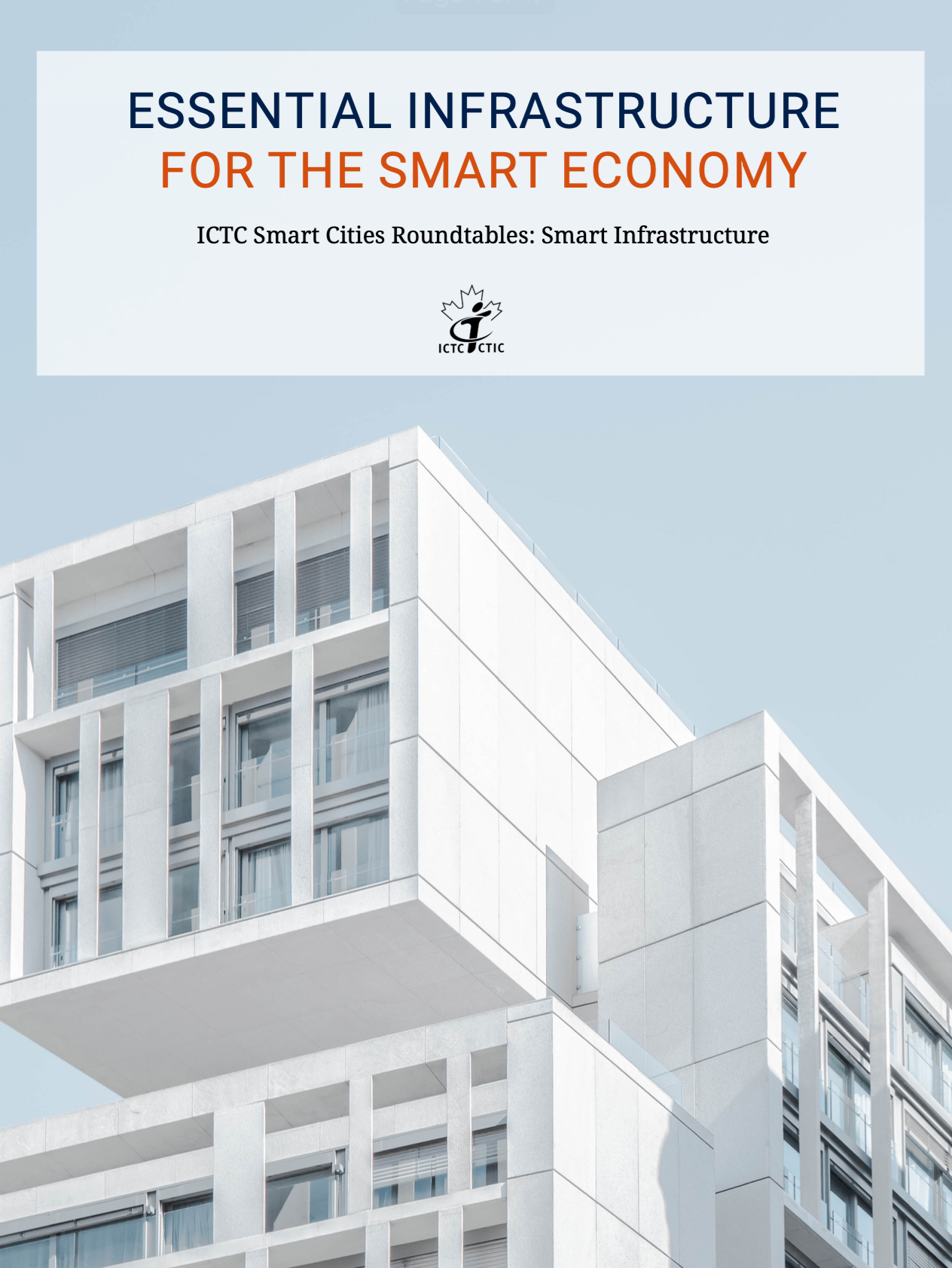 Essential Infrastructure for the Smart Economy